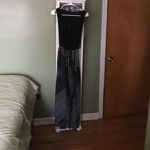 Beautiful black and white dress