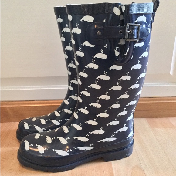 whale rain boots