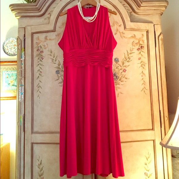 Sassy red party dress, size 10 NWOT