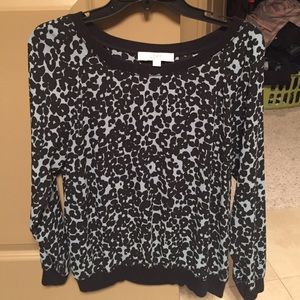 Loft leopard print top!