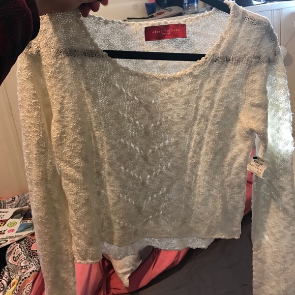 Crop knit top