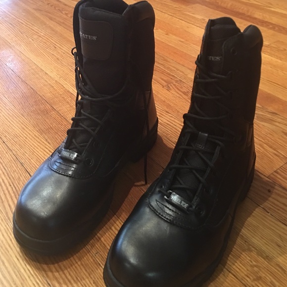 Bates 8" STEEL TOE INSULATED SIDE ZIP BOOT NWOT