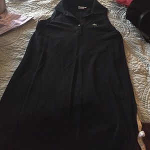 Lacoste black polo dress