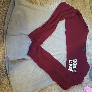 "Messy hair don't care"