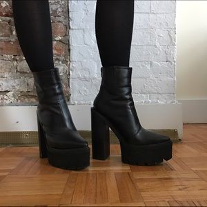 Jeffrey Campbell pointed toe Mulder Boots