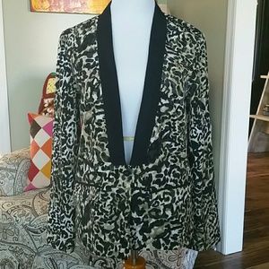 Animal print jacket/blazer