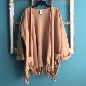 Oversized Tan Cardigan M/L