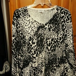 Printed cardigan