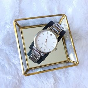 Silver Kate Spade Diamond Watch
