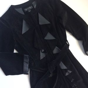 Genuine Suede & Leather Belted Dress. Never worn! Genuine Suede & Leather Belted Dress. Never worn!