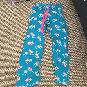 Reindeer pajama pants