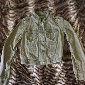 Army green jacket