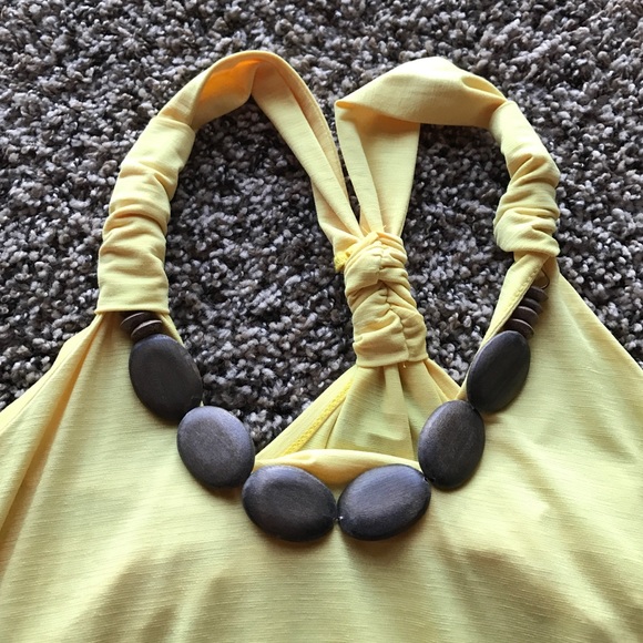 Yellow Razorback Tank Top - Picture 3 of 4