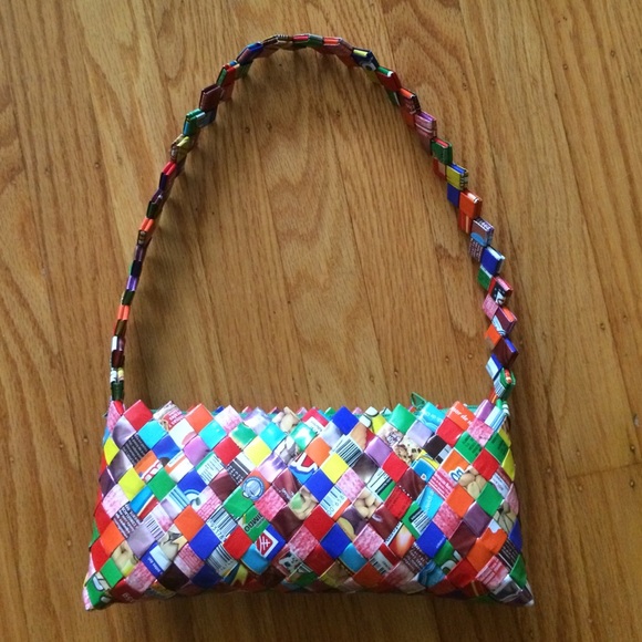 Nahui Ollin Handbags - 👛 Recycled! Nahui Ollin? Multi-colored Purse! WOW