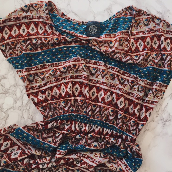 Comfy Tribal Print Dress 🐯 - Picture 2 of 3