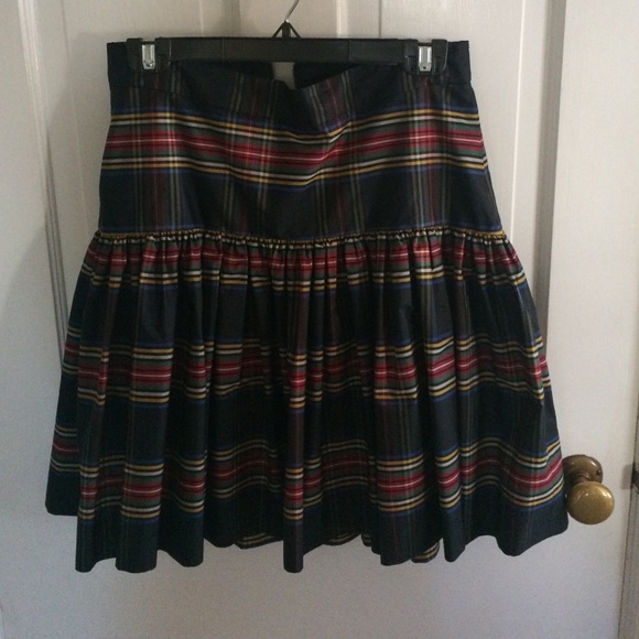 J. Crew Stewart Plaid Skirt. This holiday season!
