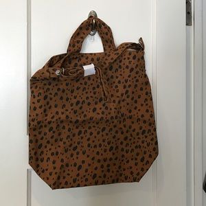 Leopard Print Baggu Duck Bag