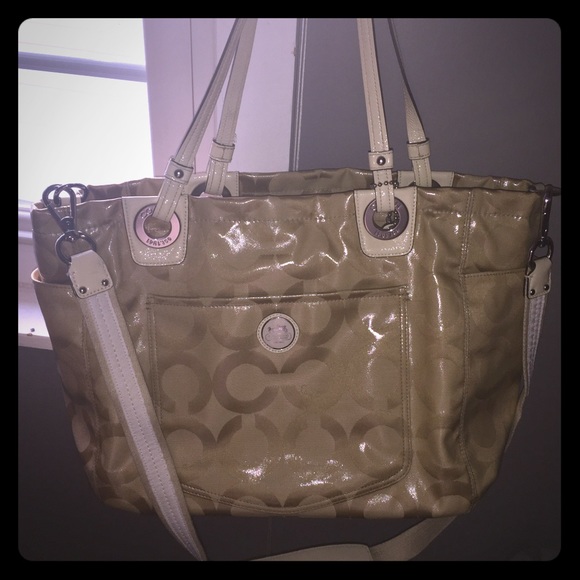 COACH SIGNATURE BABY BAG/LARGE TOTE