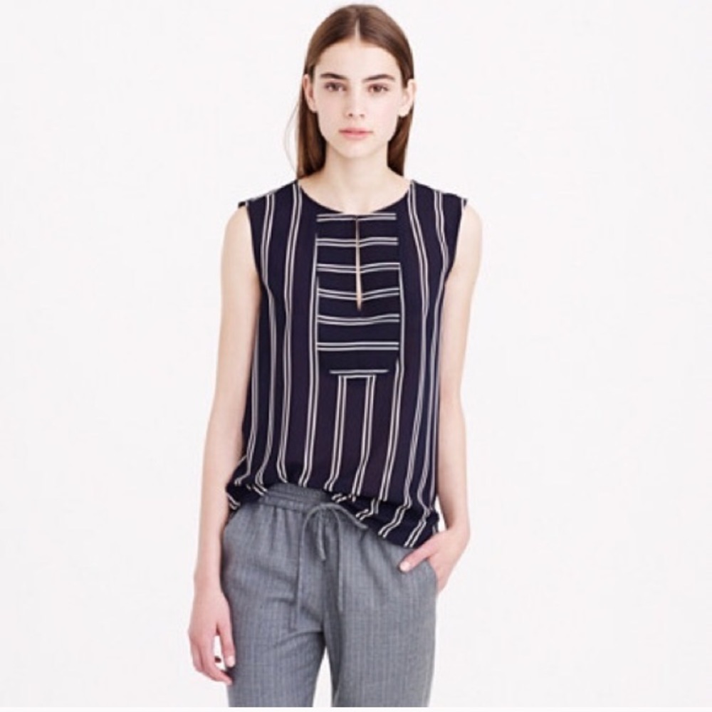 Striped J.Crew top