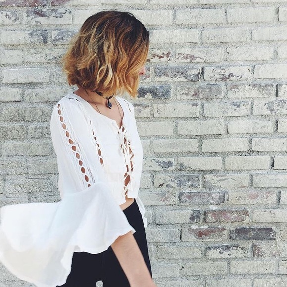 LF Long Sleeve Crop Top