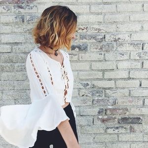 LF Long Sleeve Crop Top