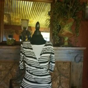 New Direction stripped blouse