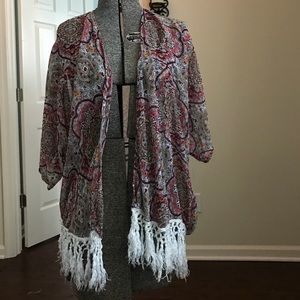 Shawl/open cover up