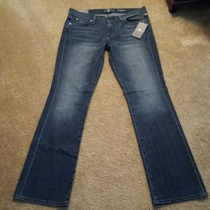 7 For all Mankind Los Angeles Dark Bootcut NWT