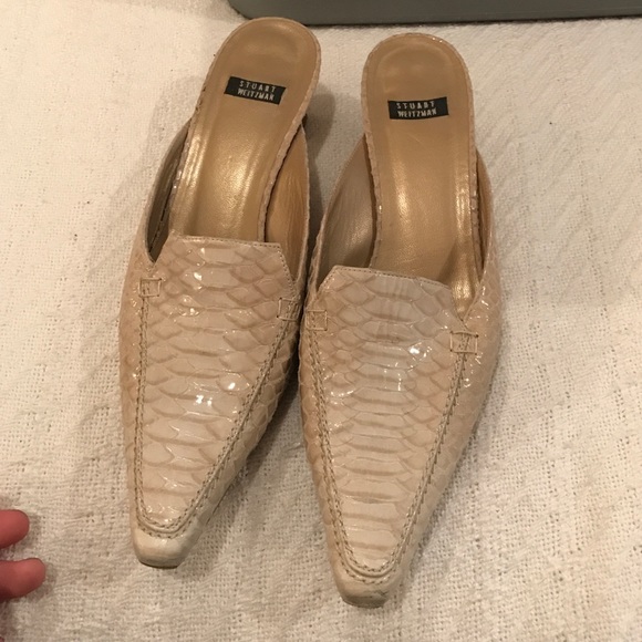 Tan Stuart Weitzman Crocodile Skin - Picture 1 of 2