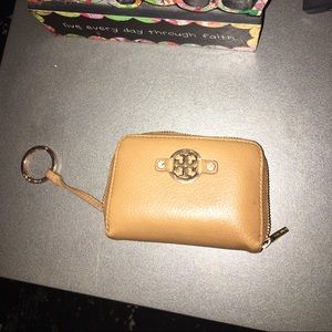 Tory burch mini wallet/coin wallet (used)