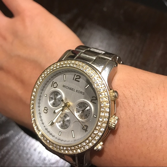 MK silver / gold watch main image 3