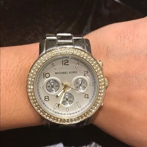 MK silver / gold watch