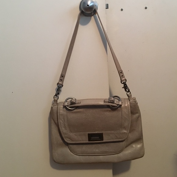 Rebecca Minkoff light gray handbag