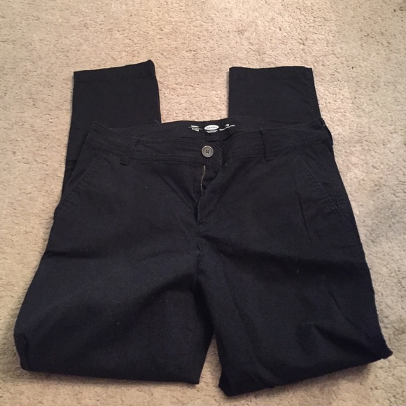 Old Navy black, skinny, Khaki pants