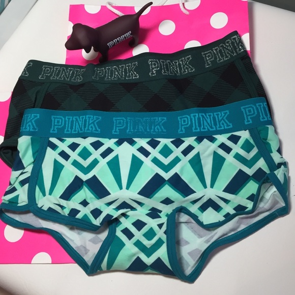 PINK Victoria's Secret Other - Bundle NWT VS Pink Logo BoyShorts Medium