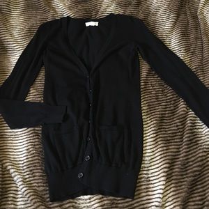 Black cardigan