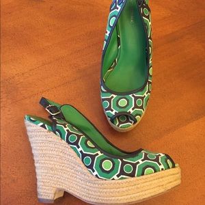Banana Republic peep-toe wedges Banana Republic peep-toe wedges