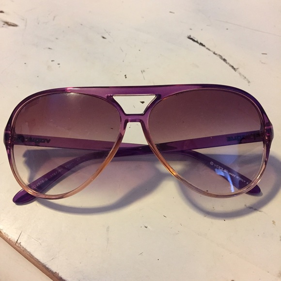 Vogue purple gradient aviator sunnies