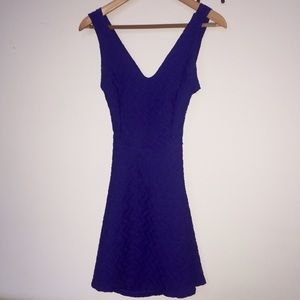 Cobalt Blue Open Back Dress