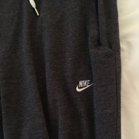 Charcoal gray Nike joggers