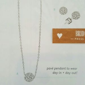 Chloe & Isabel Pave Ball Necklace & Earrings