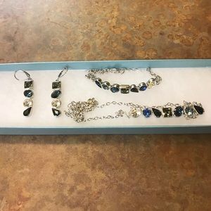 Blue Touchstone Crystal by Swarovski set