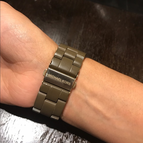 MK brown / gold watch