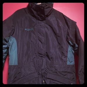 Double-layered Columbia winter ski jacket