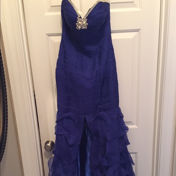 Royal blue pageant/prom dress