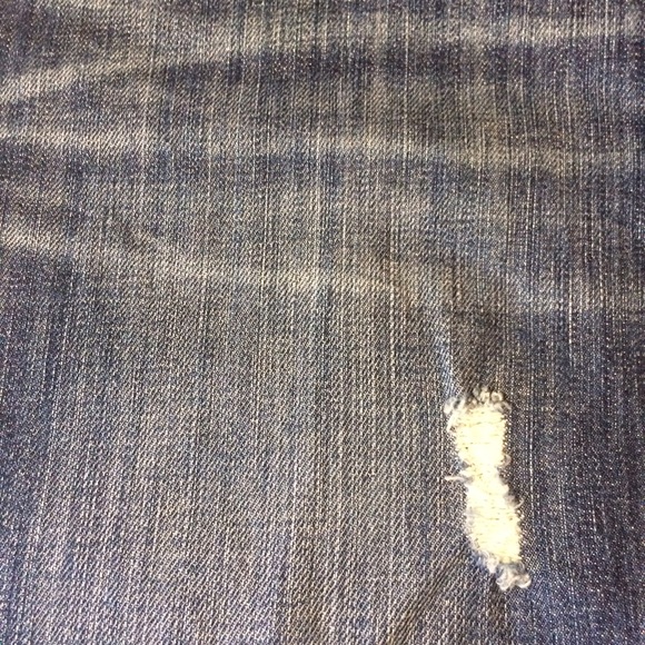 GAP Distressed Dark Wash Skinny Jeans - Picture 3 of 4