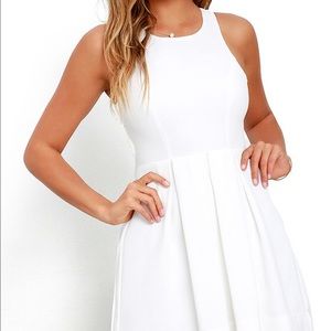 Lulus White Skater Dress