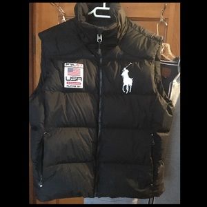 2015 Ralph Lauren Ski Alpine Big Pony Bubble  Vest