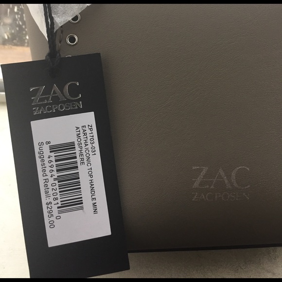 🛑SOLD! Zac Posen Eartha Mini Leath. Satchel - Picture 5 of 6