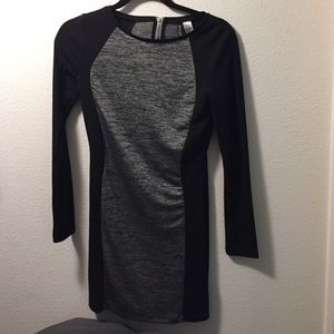 Divided black and grey dress, size 6 from H&M